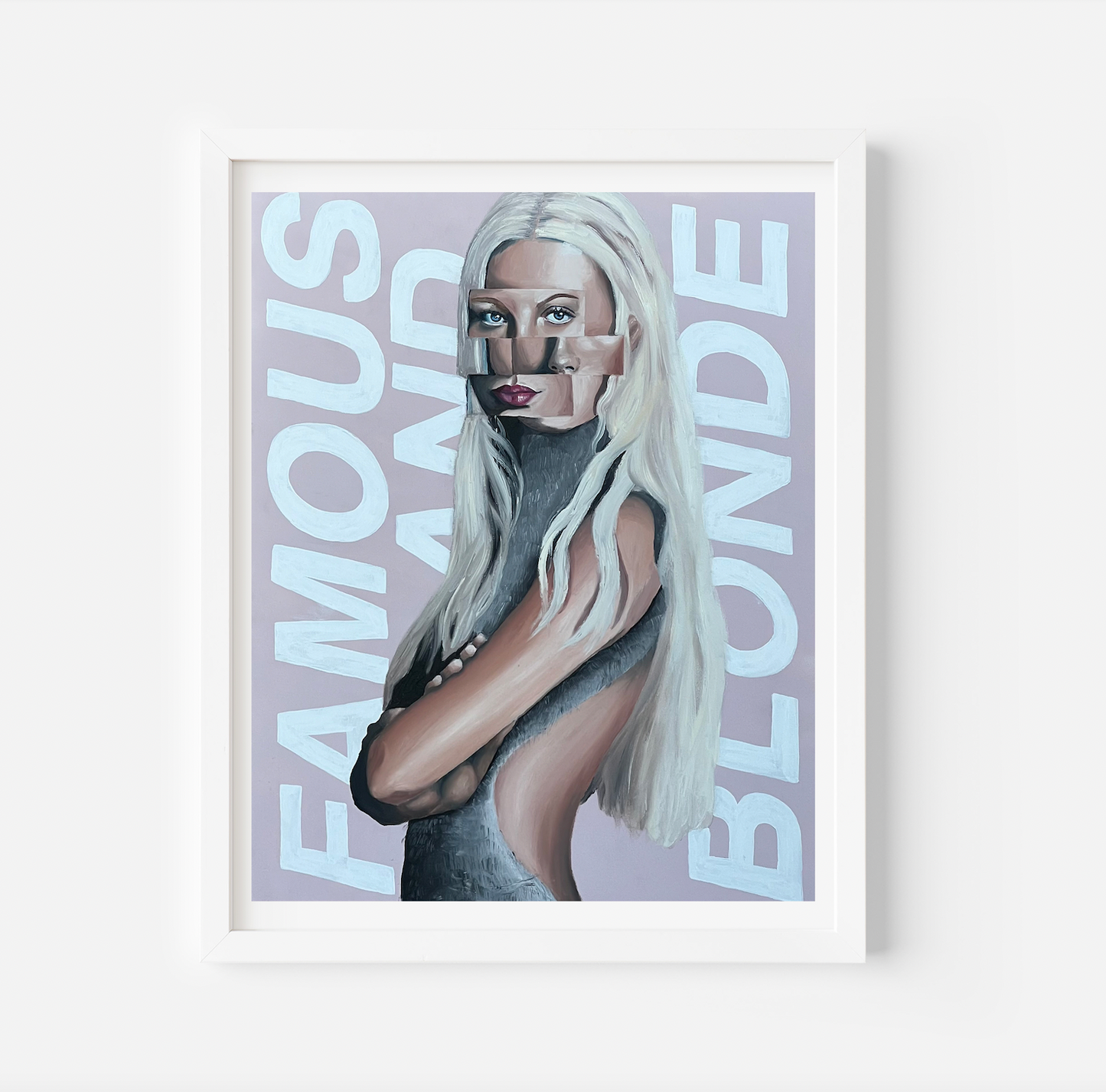 famous and blonde print