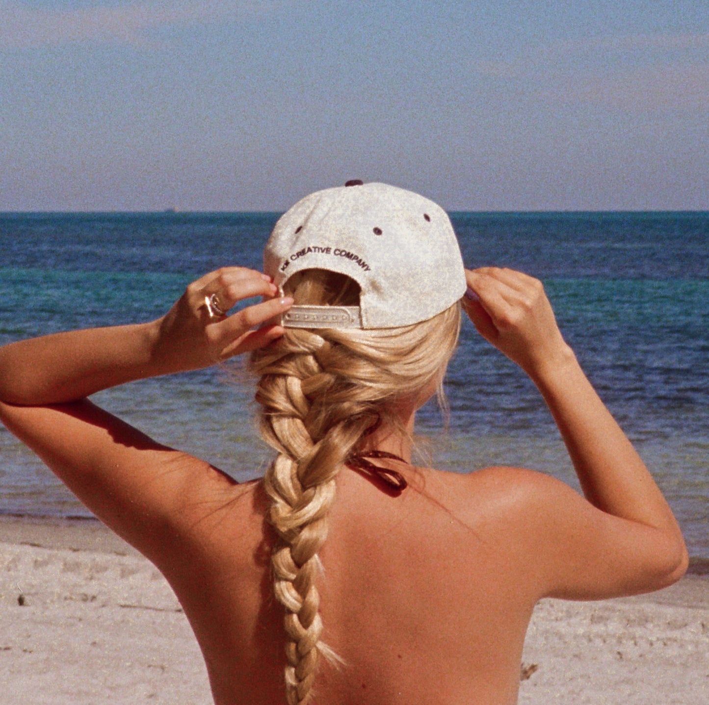blondie paints co. corduroy trucker hat